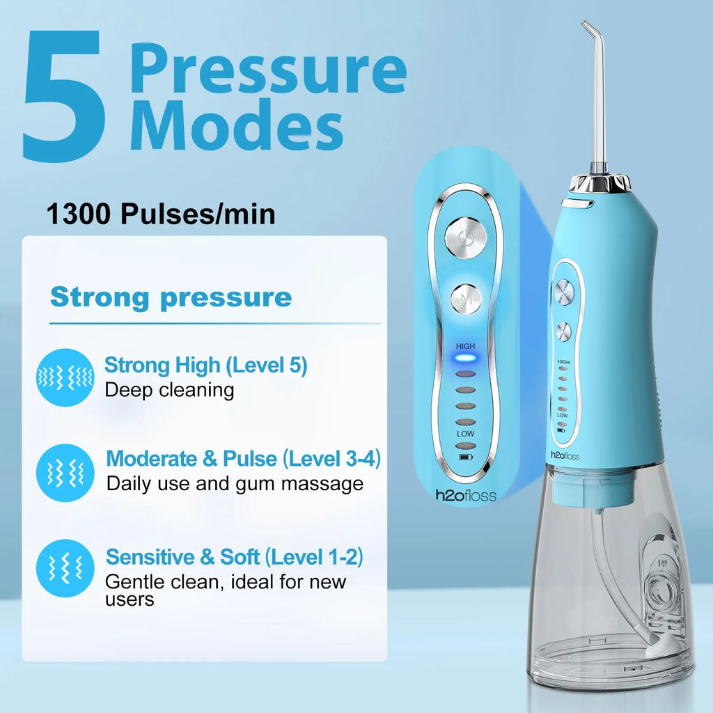 Professional Cordless Water Flosser – Dental Oral Irrigator for Healthy Gums