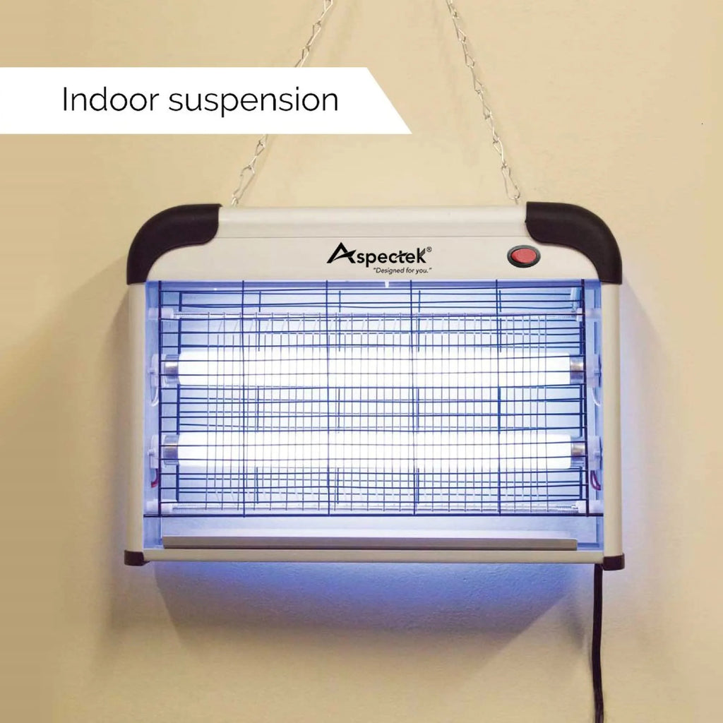 ASPECTEK Powerful 20W Electronic Insect Killer, Bug Zapper, Fly Zapper, Mosquito Killer-Indoor Use Including Free 2 Pack Replacement Bulbs