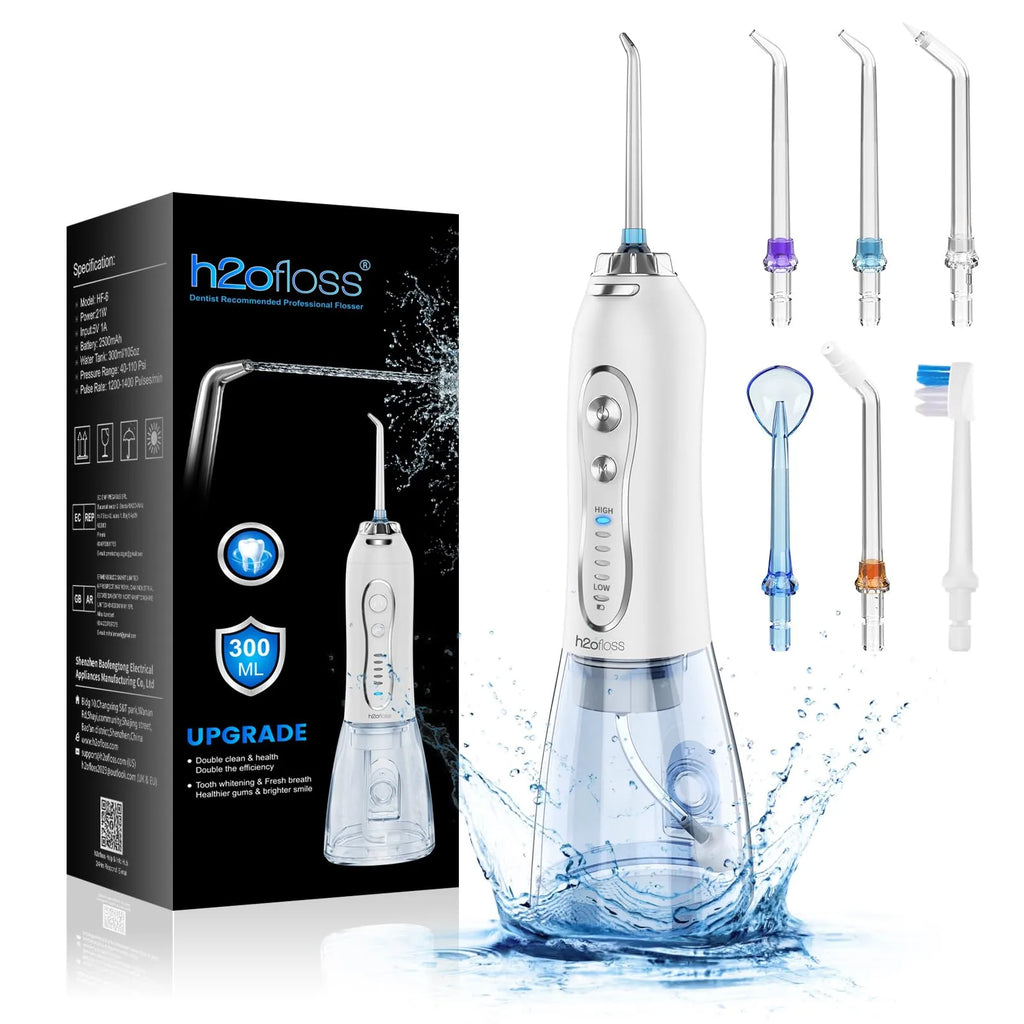 Professional Cordless Water Flosser – Dental Oral Irrigator for Healthy Gums