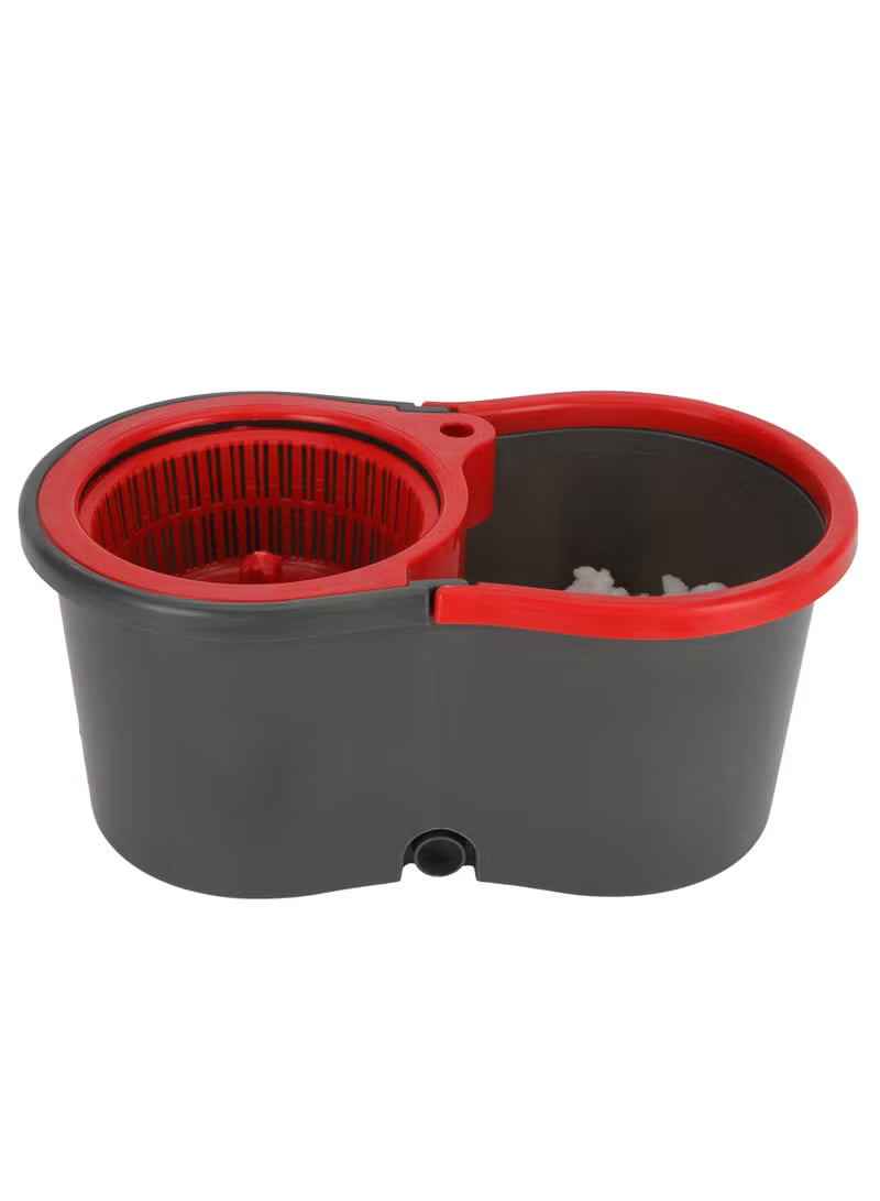 Spin Mop Shine Sweep Spin Easy Mop , Mop And Bucket Set With Adjustable Height Microfiber Mop Head 360 Degree Rotating Plate
