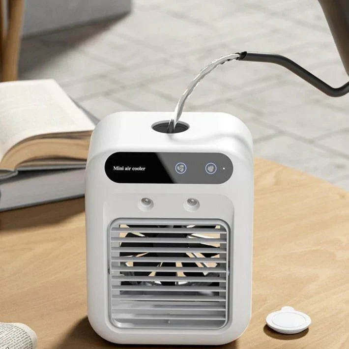 Mini Portable Air Cooler – USB Rechargeable Fan for Room, Car & Office