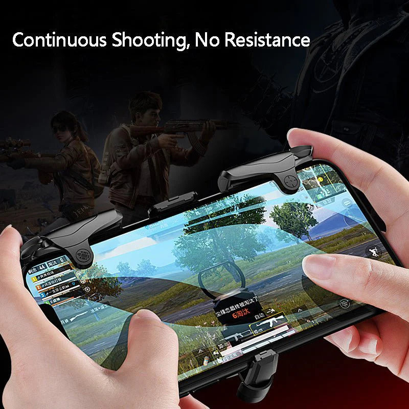 Alloy Mobile Gamepad  Trigger Button Controller for PUBG/COD  Precision Aim Shooter Grip