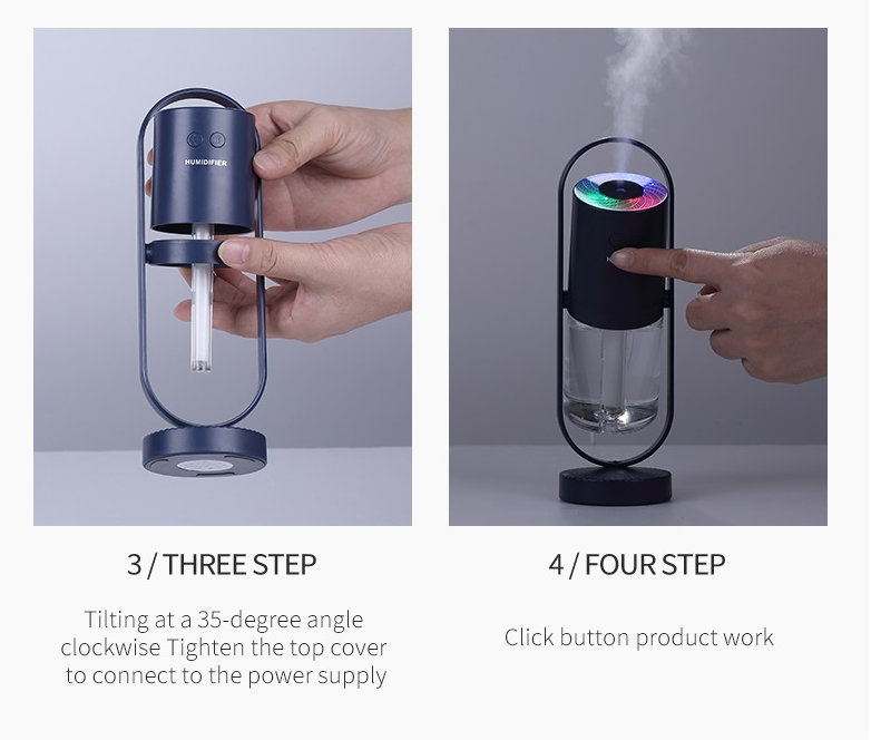Magic Mist  Aroma Humidifier & Projector: Car/Home Air Purifier